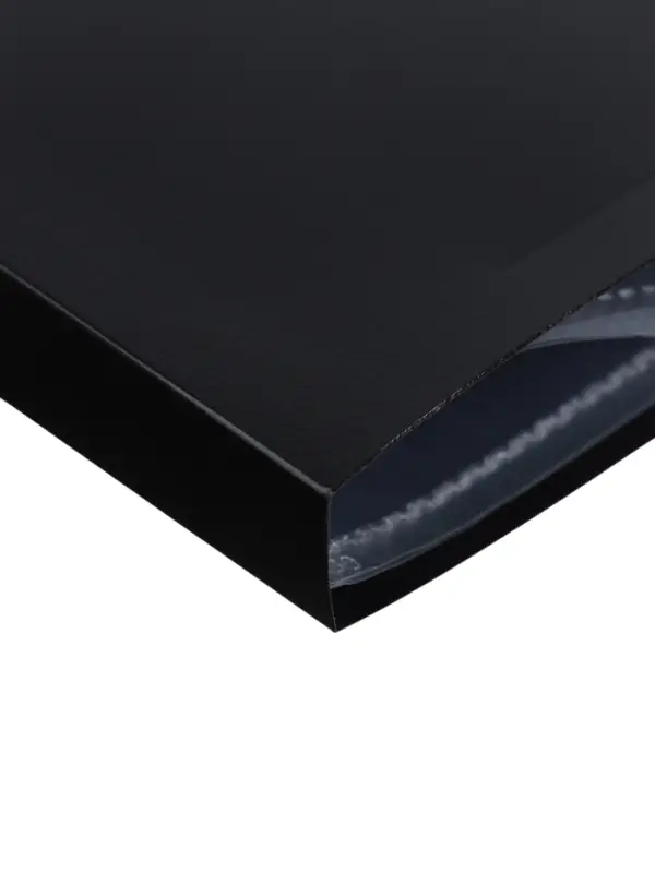 Папка с 10 вкладышами А4, 500 мкм, Calligrata, текстура &laquo;песок&raquo;, чёрная