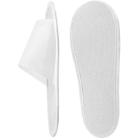 Тапочки одноразовые спанбонд, отк.мыс, Эва 3мм