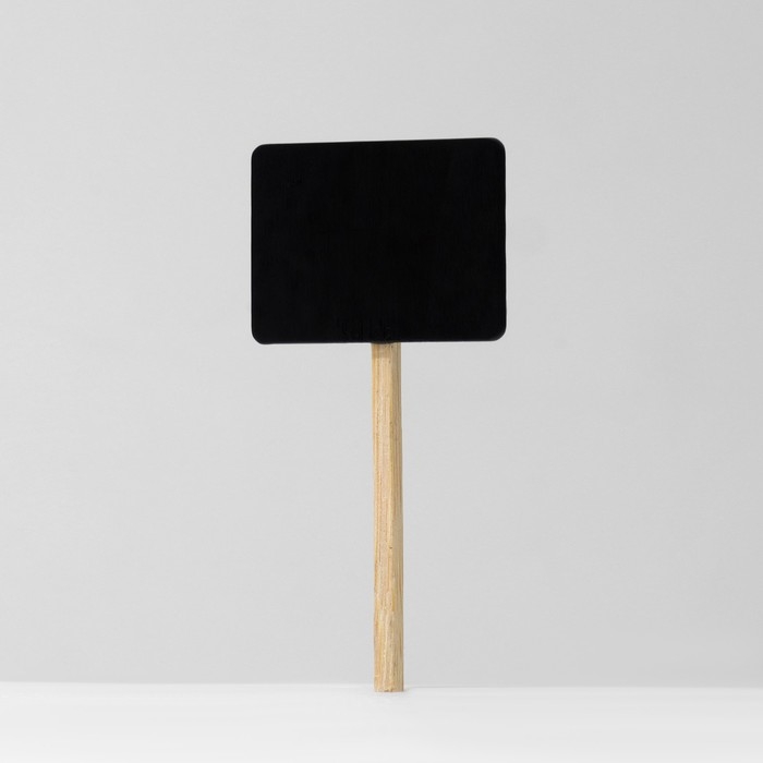 Меловой ценник на ножке «Флаг», 10 шт. в наборе, 0,4×8×3,5 см, цвет чёрный Меловой ценник на ножке «Флаг», 10 шт. в наборе, 0,4×8×3,5 см, цвет чёрный