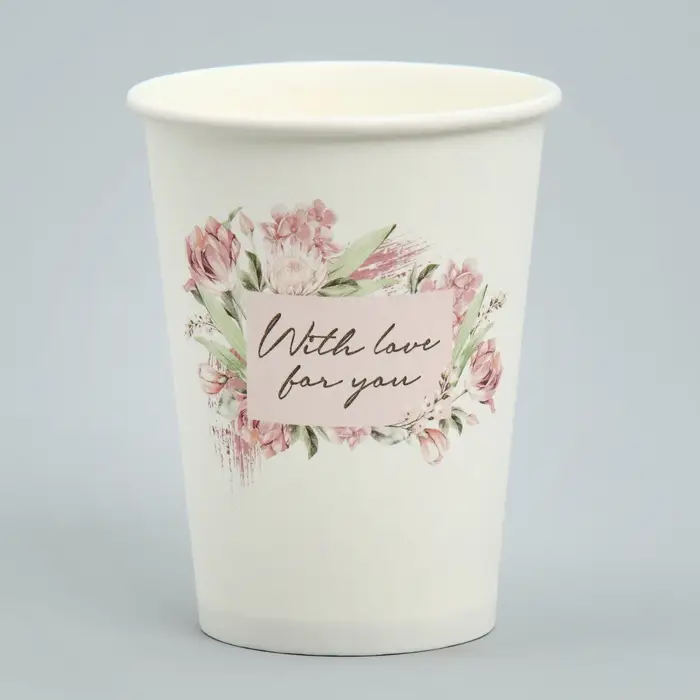 Стакан для цветов «Рамка цветочки», 350 мл Стакан для цветов «Рамка цветочки», 350 мл