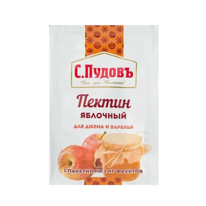 Пектин яблочный &laquo;С. Пудовъ&raquo;, для джема и варенья, 10 г