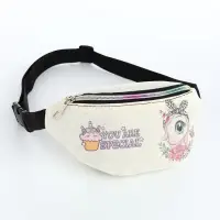 Сумка поясная детская на молнии &laquo;Выбражулька&raquo;, молочная