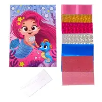 Аппликация фольгой «Русалочка и её друзья»