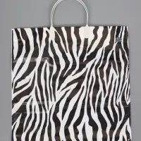 Пакет подарочный Зебра 35 х 36 см 85 мкм