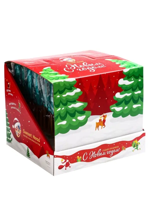 Леденец на палочке: тутти-фрутти, манго, земляника, 24 г