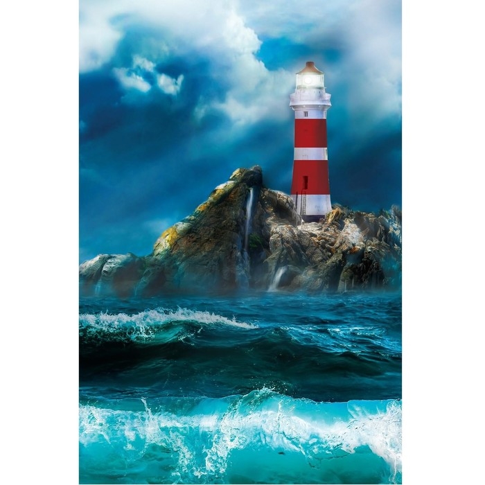 Алмазная мозаика на подрамнике с полным заполнением «Маяк», 20 х 30 см Алмазная мозаика на подрамнике с полным заполнением «Маяк», 20 х 30 см