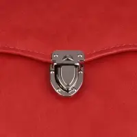 Застёжка для сумки, 2.7×3.8 см, цвет серебряный