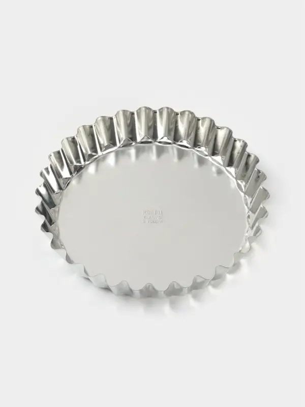 Форма для выпечки, d=21.2 см, h=4 см, жесть, серебристая