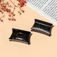 Крабик для волос &laquo;Ночка&raquo;, цветы, 6.8 см, матовый и глянец, МИКС