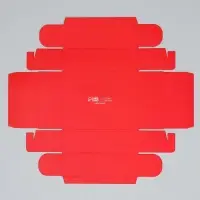 Коробка подарочная новогодняя складная &laquo;С Новым годом&raquo;, красная, 16.5&times;12.5&times;5 см