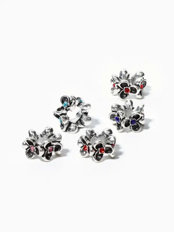 Разделители для бусин «Цветочек», цвет МИКС