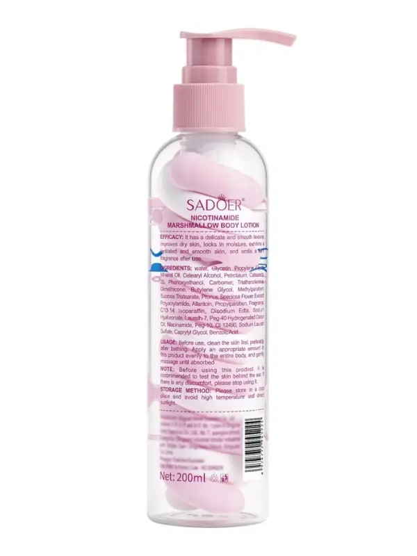 Лосьон-крем для тела с ниацинамидом, увлажняющий, 200 мл