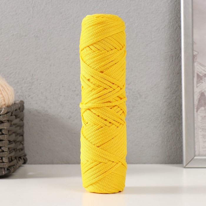 Шнур полиэфирный 3 мм 75м/125±5 гр (Канарейка) Шнур полиэфирный 3 мм 75м/125±5 гр (Канарейка)