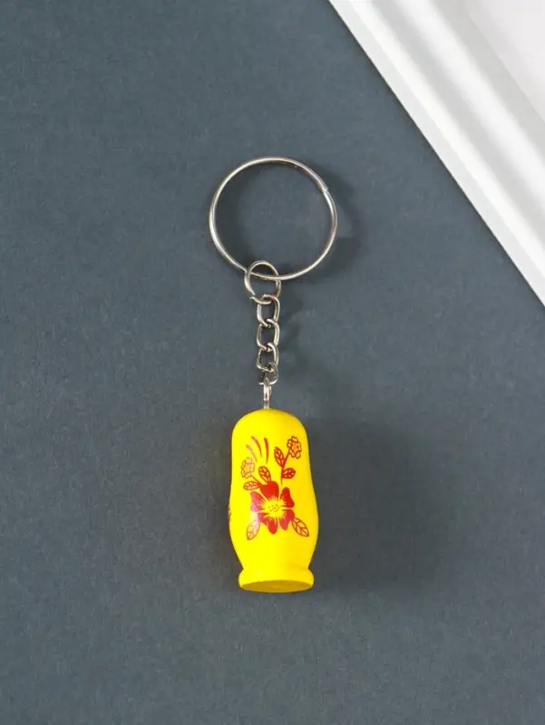 Брелок дерево "Матрёшка" МИКС 3,3х1,8х1,6 см