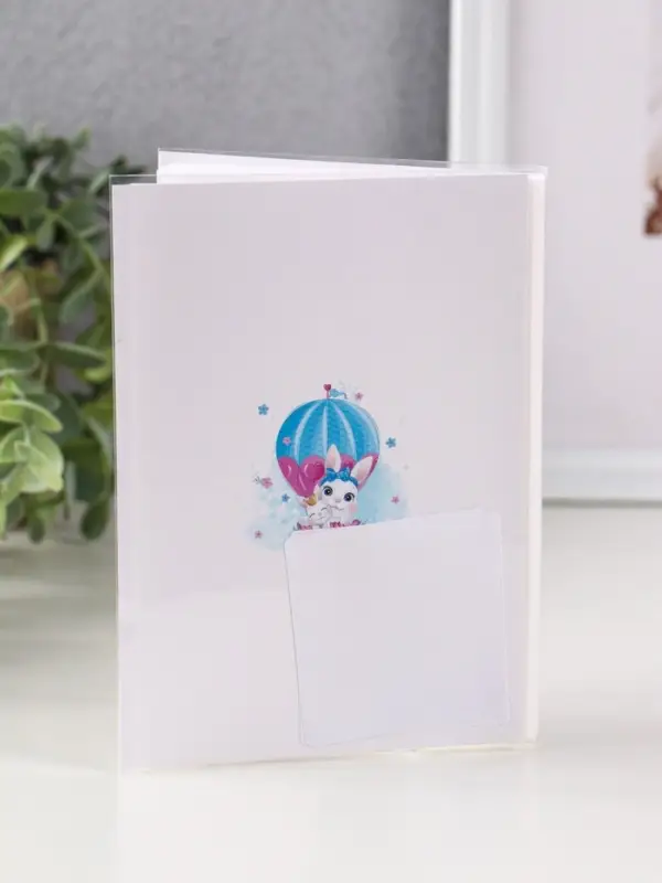 Фотоальбом 36 фото 10X15см, "Зайка на воздушном шаре", ПП карм.,мягкая обложка