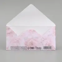 Конверт для денег &laquo;С днём рождения&raquo;, акварельный картон, 16.5&times;8 см