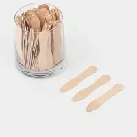 Палочки для мороженого - размешиватель Доляна, дерево, 7.5&times;1.1-1.5 см, набор 100 шт.