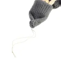 Елочная игрушка &laquo;Куколка в костюме&raquo;, серая, МИКС