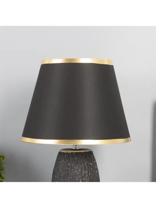 Лампа настольная &laquo;Клойд&raquo; 1&times;40 Вт Е27 черный/золото 25&times;25&times;40 см