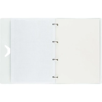 Бизнес-тетрадь А4,120л кольц/смен.бл,кл.Attache Selection Fluid Бирюзовый