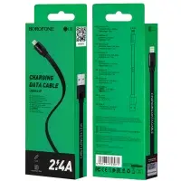 * Кабель BU8 USB Lightning 1M Borofone черный