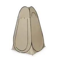 Палатка туристическая для душа и туалета maclay, 120&times;120&times;195 см, автоматическая, трекинговая, однослойная, бежевая