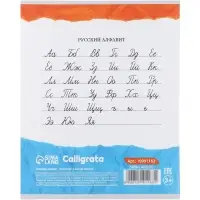 Тетради 10 штук, 12 листов в косую линейку Calligrata KIDS, серые листы, блок №2