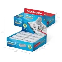 Ластик ErichKrause Balance Mini, 50 х 23 х 9 мм, мягкий, гипоаллергенный
