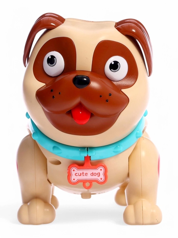 Интерактивная игрушка "Щенок Барри" звуковые и световые эффекты, ходит, выпускает пар