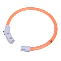 VETTA&nbsp;Ошейник&nbsp;светящийся&nbsp;с&nbsp;USB&nbsp;зарядкой,&nbsp;поливинилхлорид,&nbsp;ABS&nbsp;пластик,&nbsp;52,5 см