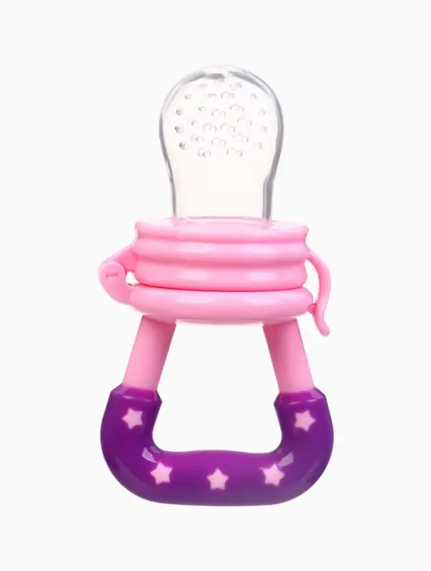 Ниблер для прикорма, с силиконовой сеточкой  Ниблер для прикорма, с силиконовой сеточкой "Принцесса", цвет розовый