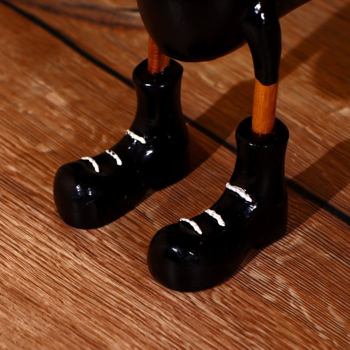 Сувенир "Утка в чёрном" дерево 27 см