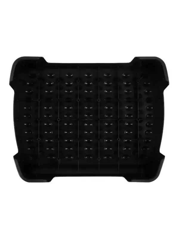 Подставка для ног, Стамм, 34.3&times;10.5&times;44.7 см, рельефная поверхность, черная