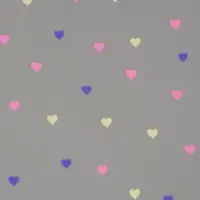 Пленка для цветов "Сердечки конфетти", микс, 0,7 х 7,6 м, 40 мкм, 200 гр