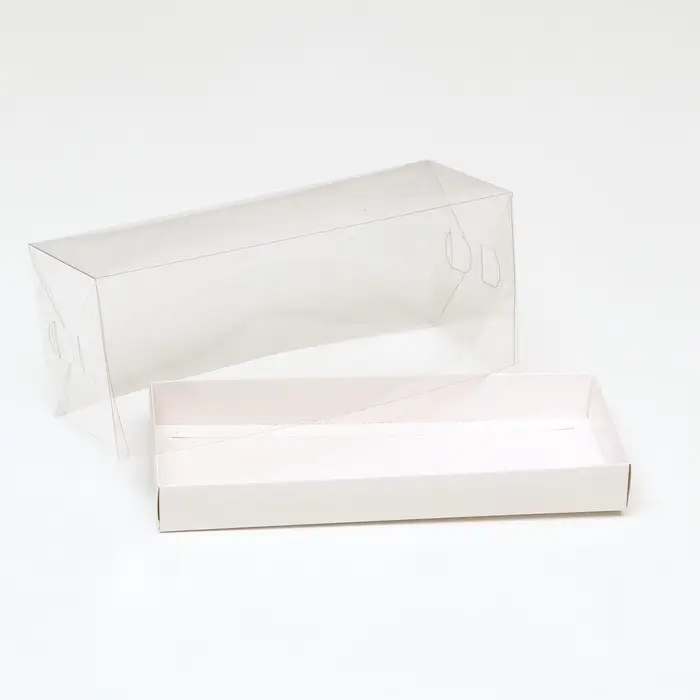 Коробка с прозрачной крышкой &laquo;под рулет&raquo; 30&times;12&times;12 см Кондитерская упаковка