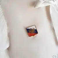 Значок &laquo;Герб&raquo;, 3 см, цветной в золоте