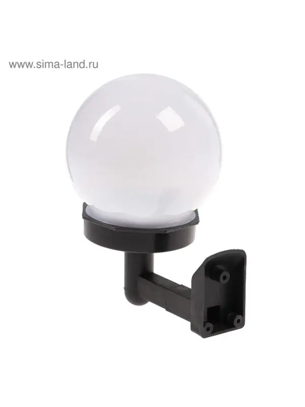Садовый светильник &laquo;Шар&raquo;, уличный, на солнечной батарее, 14&times;15&times;10 см, 1 LED, свечение белое