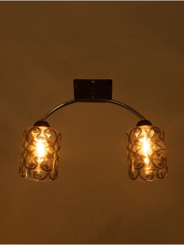 Люстра 1111/2CR E27 40Вт хром 35х10х28 см BayerLux Люстра 1111/2CR E27 40Вт хром 35х10х28 см BayerLux