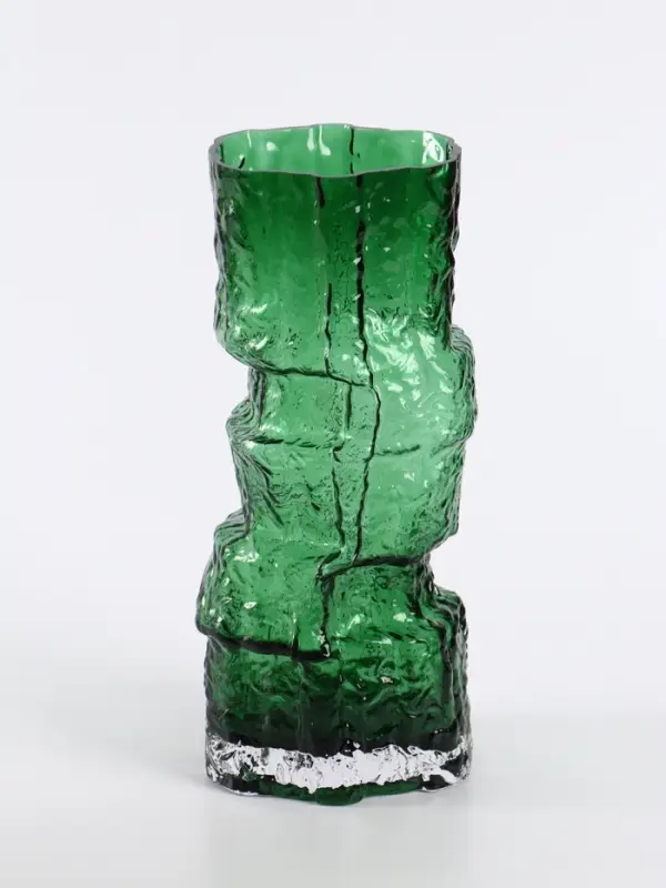 Ваза «Гоэтано», 30×13 см, стекло, зелёная