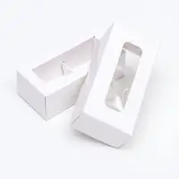Коробка для 2 конфеты, белая, 10.5&times;5.5&times;3.5 см