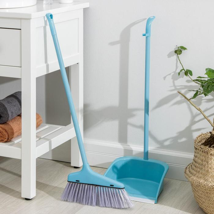 Щётка для пола Доляна, совок 25×26 см, щётка 23 см, металлическая ручка 78 см, цвет МИКС Щётка для пола Доляна, совок 25×26 см, щётка 23 см, металлическая ручка 78 см, цвет МИКС