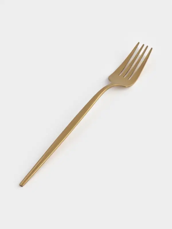Набор вилок столовых Magistro &laquo;Блинк&raquo;, длина 21.5 см, 6 шт., нержавеющая сталь, золотистый