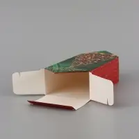 Коробка-конфета, подарочкая, самосборная &laquo;Елочка&raquo;, 9.3&times;14.6&times;5.3 см