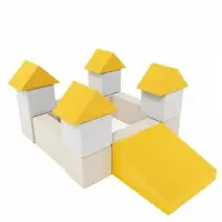 Мягкий игровой комплекс &laquo;Крепость&raquo;, пастельные цвета