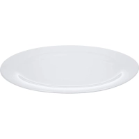 Блюдо овальное Chan Wave Classic, фарфор, белое, 300мм, фк0128