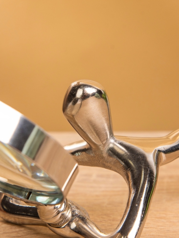 Лупа с подставкой «Чтец», 6.5×10×24 см, металл Лупа с подставкой «Чтец», 6.5×10×24 см, металл