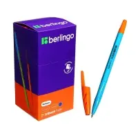 Ручка шариковая Berlingo Tribase Fuze, узел 0.7 мм, чернила синие, МИКС