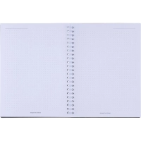 Бизнес-тетрадь, BS, А5, 80л., точка, спираль. Botanica, цикламен N4191