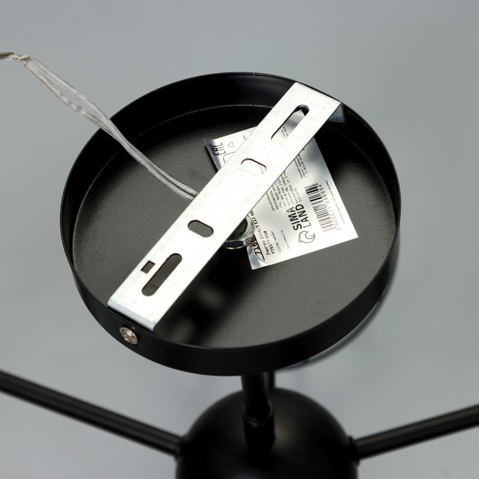 Люстра 2210/5 E27 40Вт черно-бронзовый 34,4х34,4х68 см BayerLux