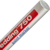 Маркер лаковый EDDING E-750/54 серебряный 2-4мм, мет. корп